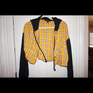 Flannel hoodie